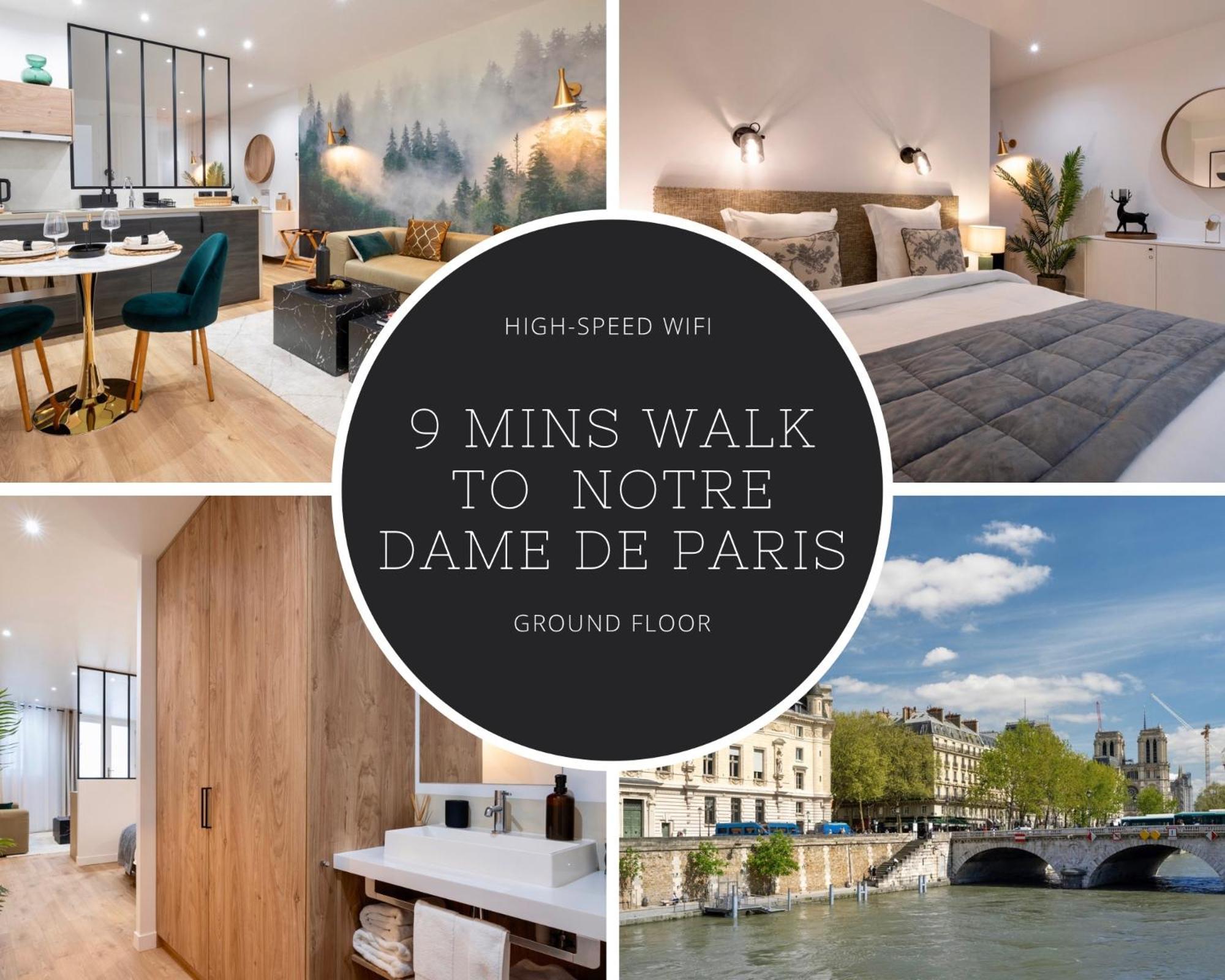 Appartement Quartier Notre Dame à Paris Extérieur photo