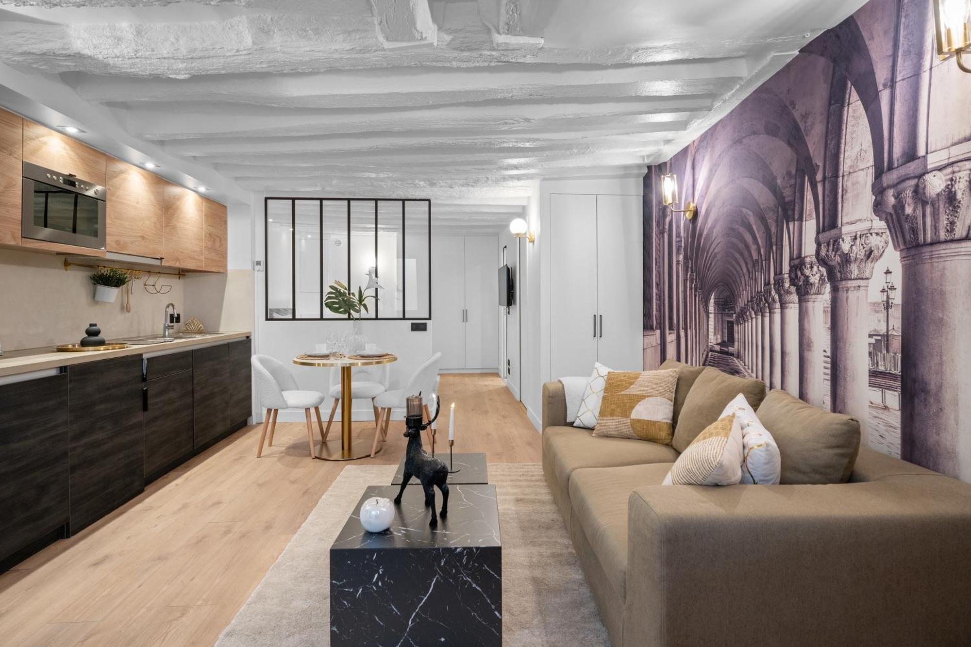 Appartement Quartier Notre Dame à Paris Extérieur photo