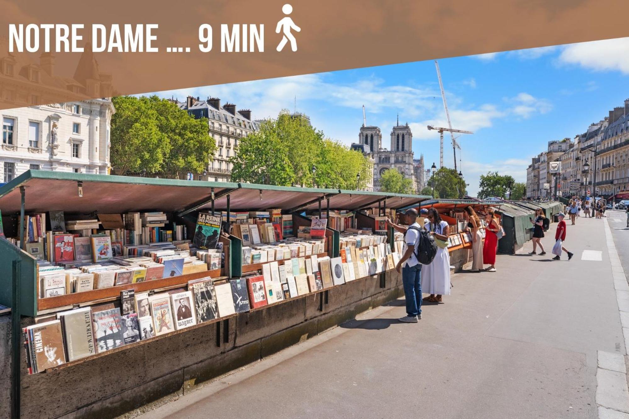 Appartement Quartier Notre Dame à Paris Extérieur photo