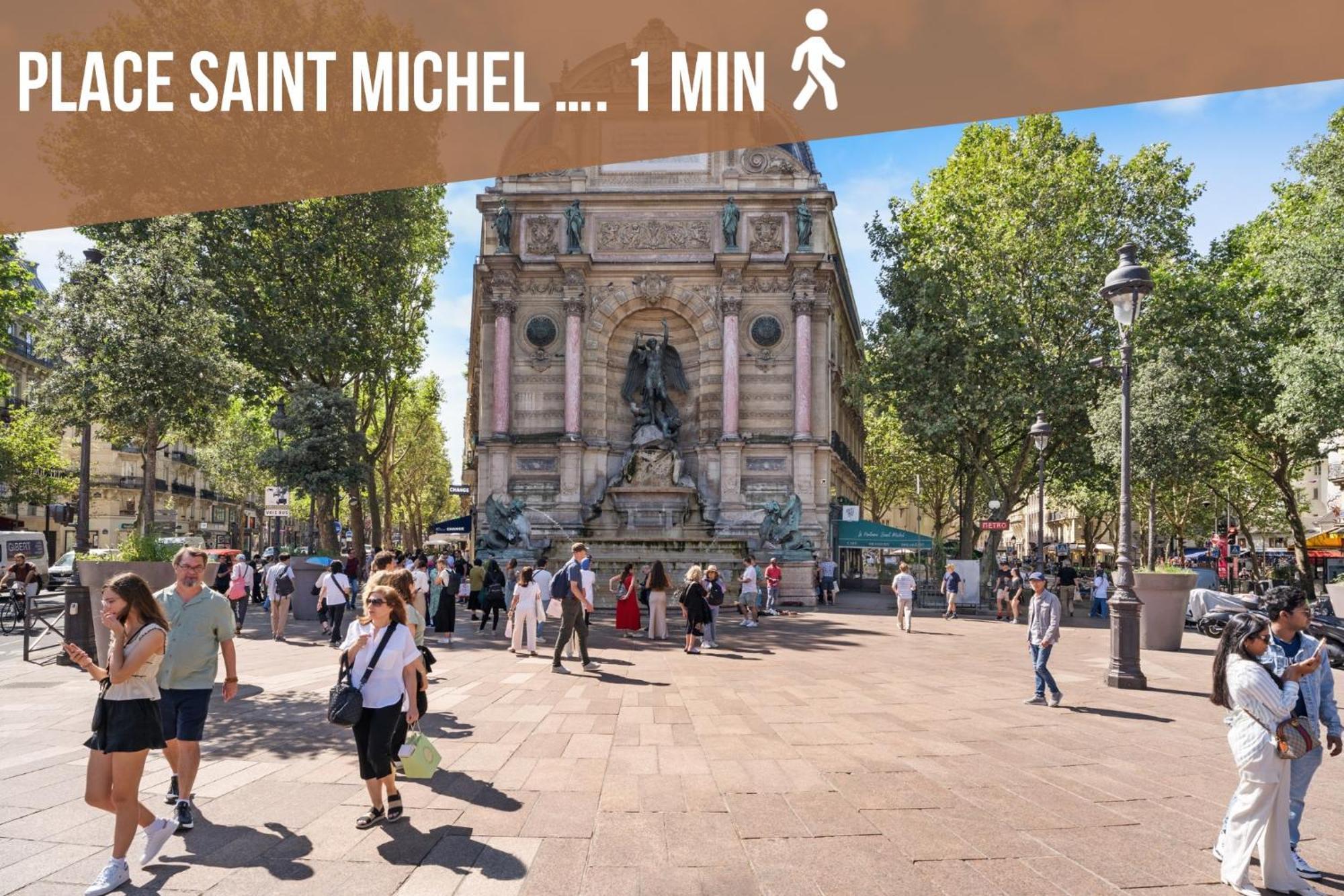 Appartement Quartier Notre Dame à Paris Extérieur photo